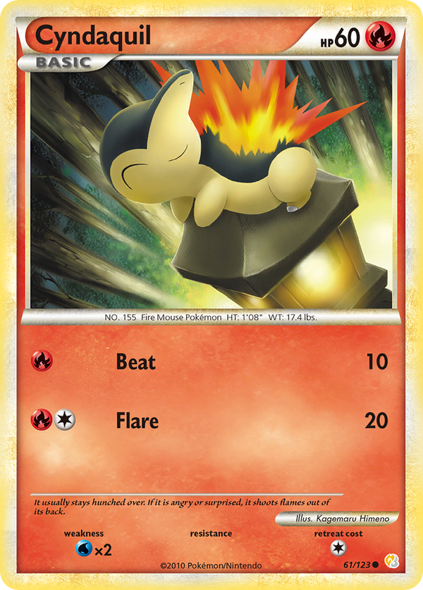 Cyndaquil - HeartGold & SoulSilver SET-61