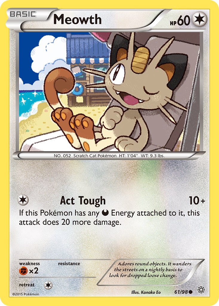 Meowth - Ancient Origins SET-61