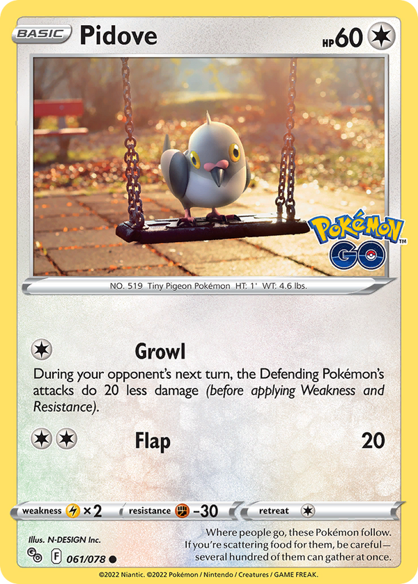 Pidove - Pokemon GO SET-61