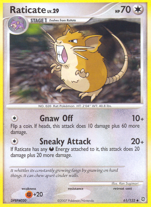 Raticate - Secret Wonders SET-61