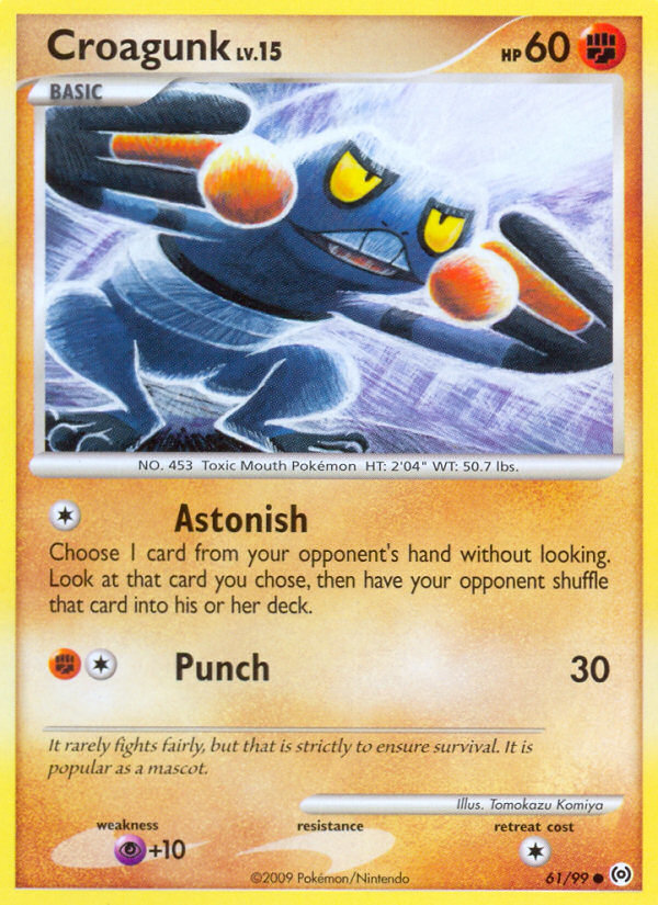 Croagunk - Arceus SET-61