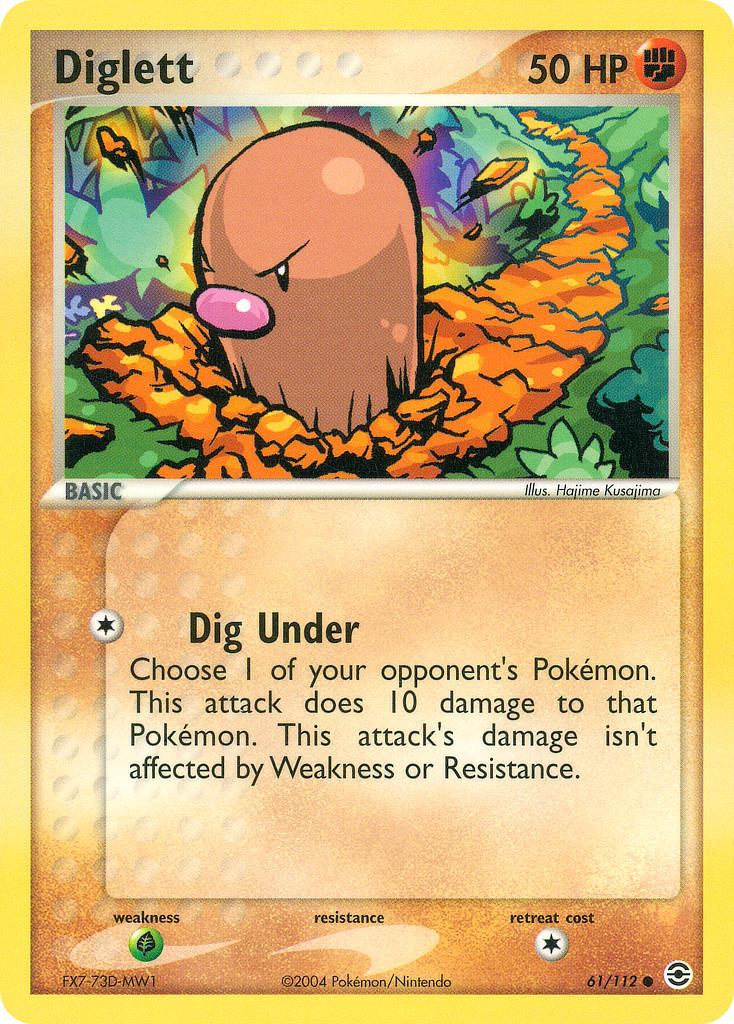 Diglett - FireRed & LeafGreen SET-61