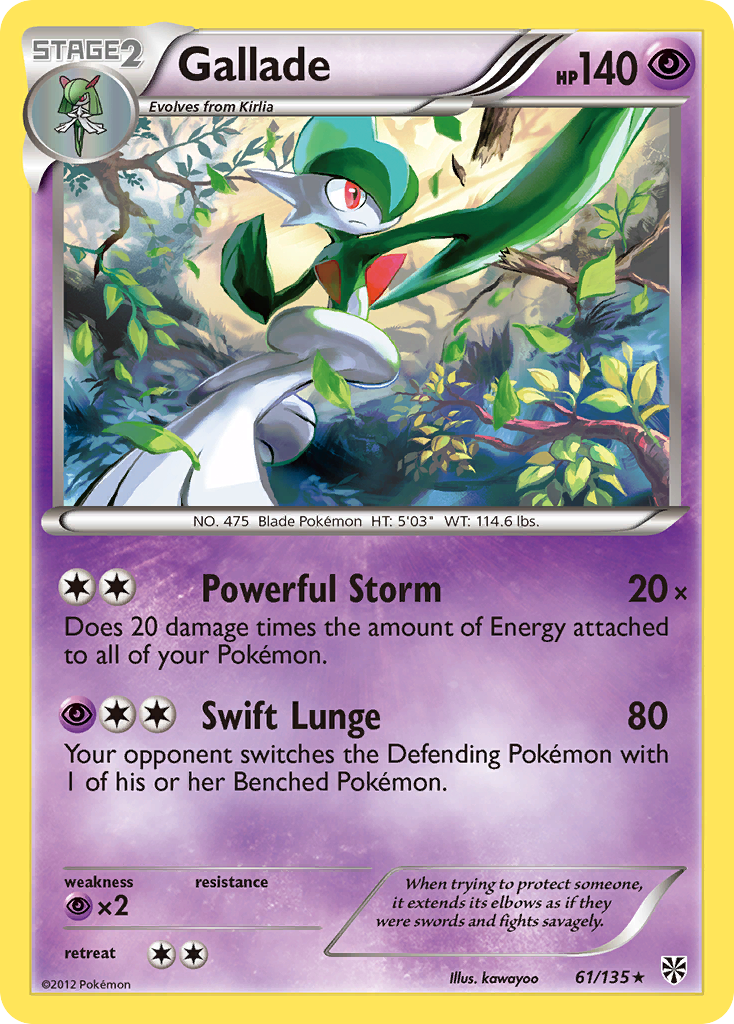 Gallade - Plasma Storm SET-61