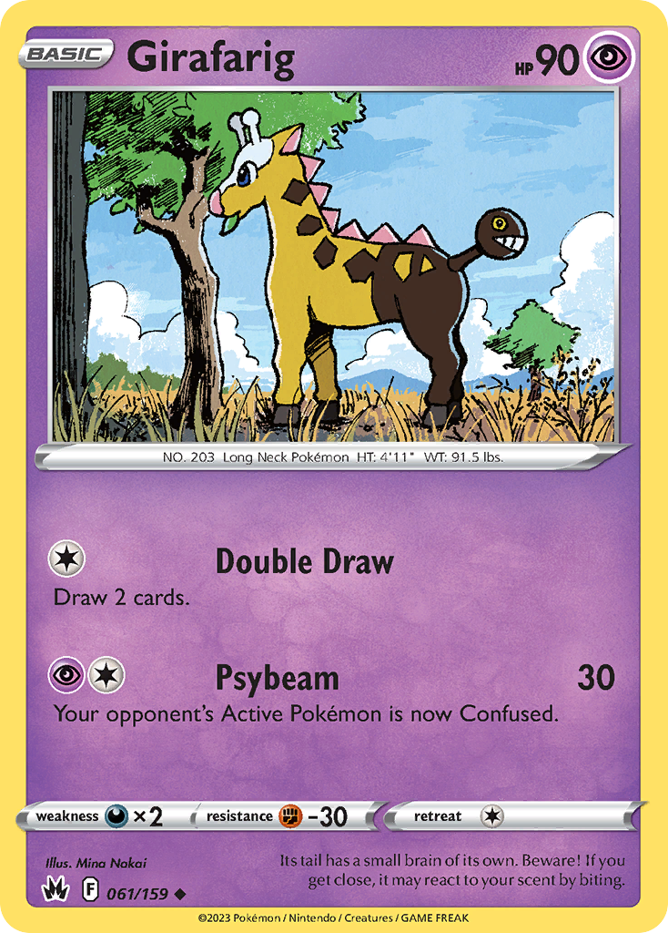 Girafarig - Crown Zenith SET-61