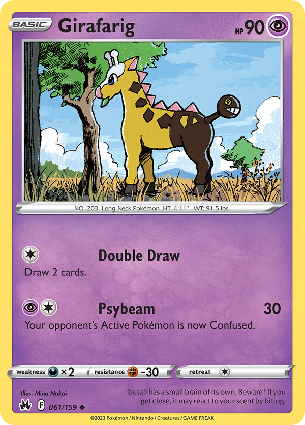 Girafarig - Crown Zenith SET-61