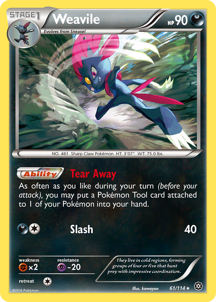 Weavile - Steam Siege SET-61