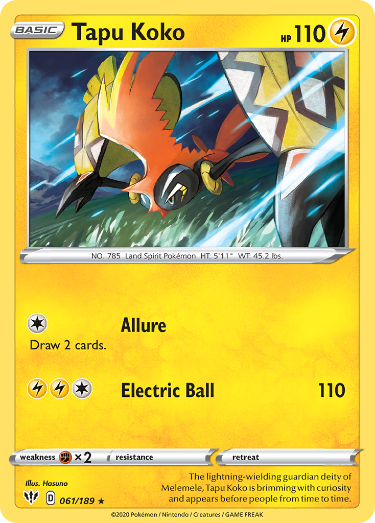 Tapu Koko - Darkness Ablaze SET-61