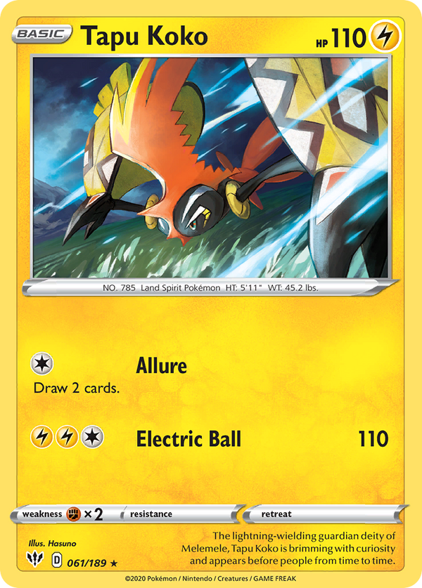 Tapu Koko - Darkness Ablaze SET-61