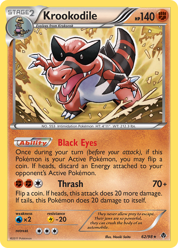 Krookodile - Emerging Powers SET-62