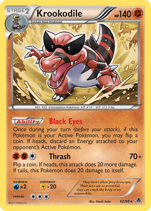 Krookodile - Emerging Powers SET-62