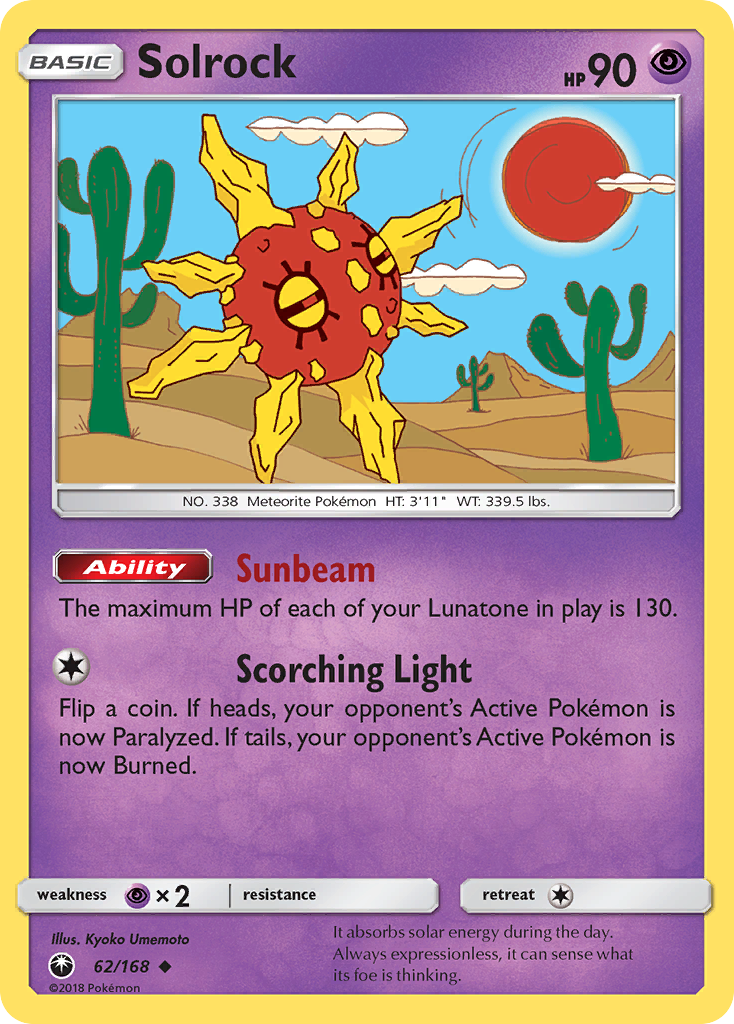 Solrock - Celestial Storm SET-62