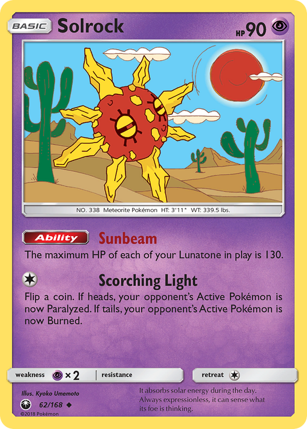 Solrock - Celestial Storm SET-62