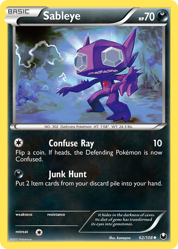 Sableye - Dark Explorers SET-62