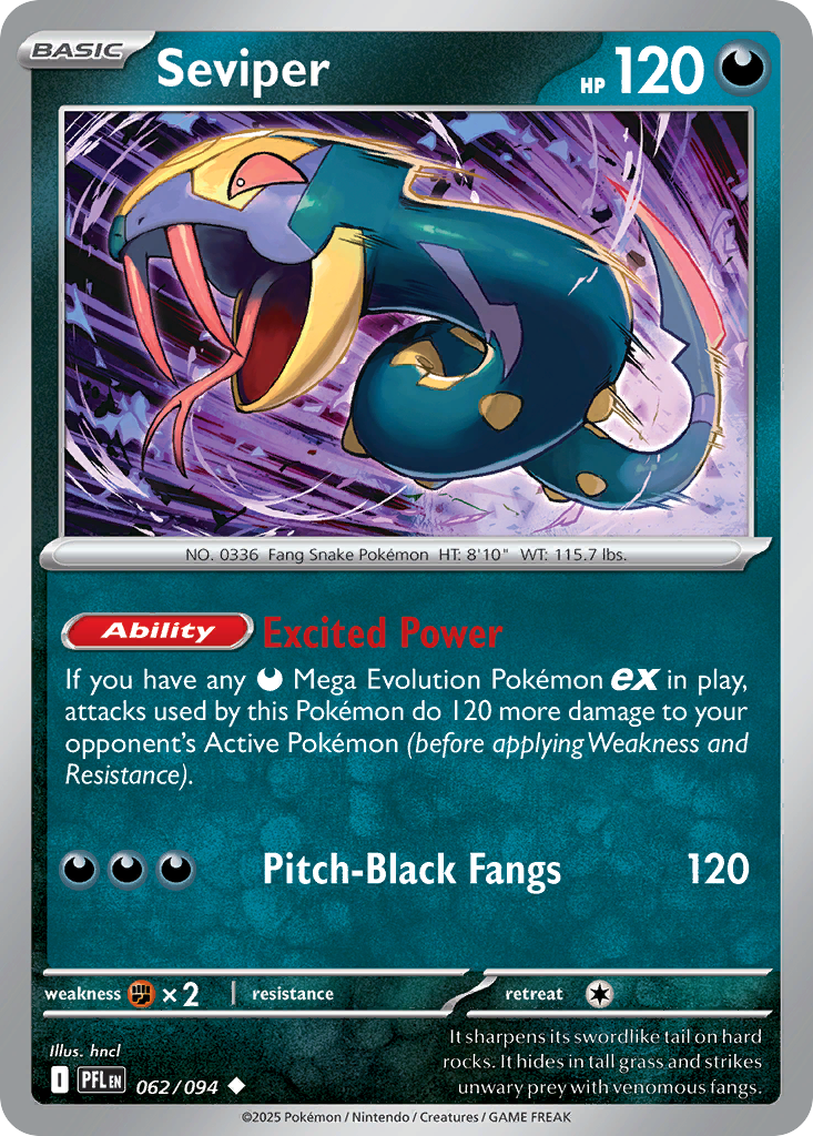 Seviper - Phantasmal Flames SET-62