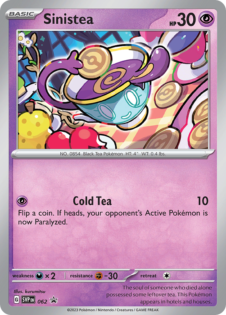 Sinistea - Scarlet & Violet Black Star Promos SET-62