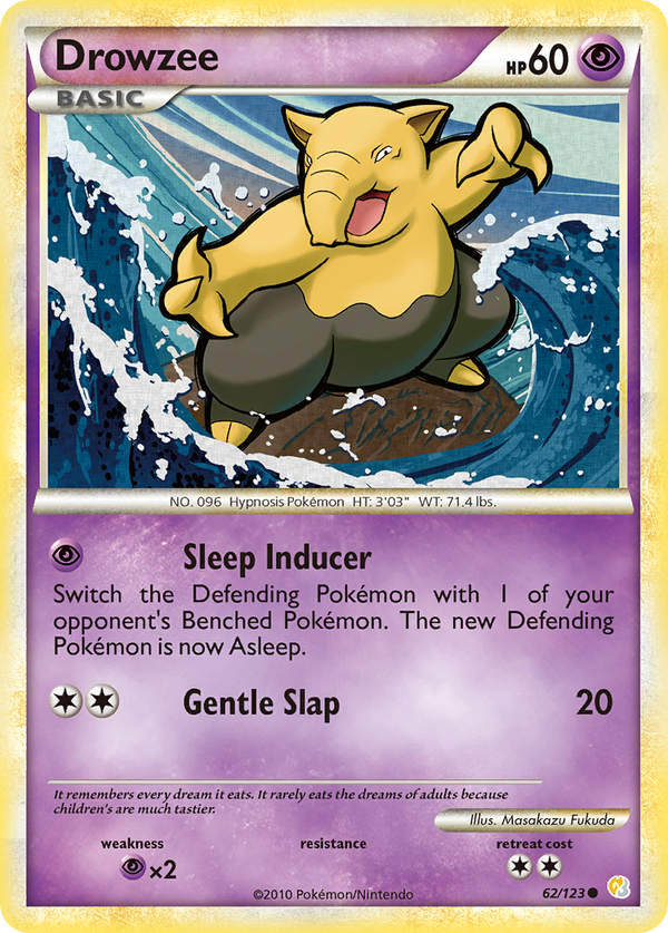 Drowzee - HeartGold & SoulSilver SET-62