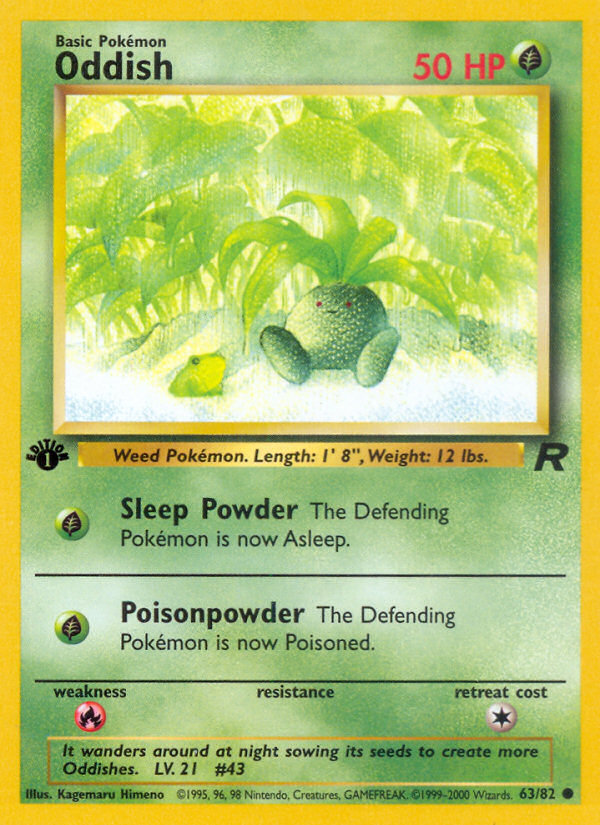 Oddish - Team Rocket SET-63
