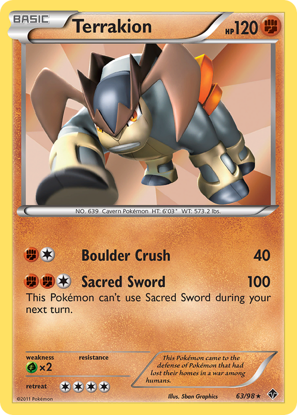 Terrakion - Emerging Powers SET-63