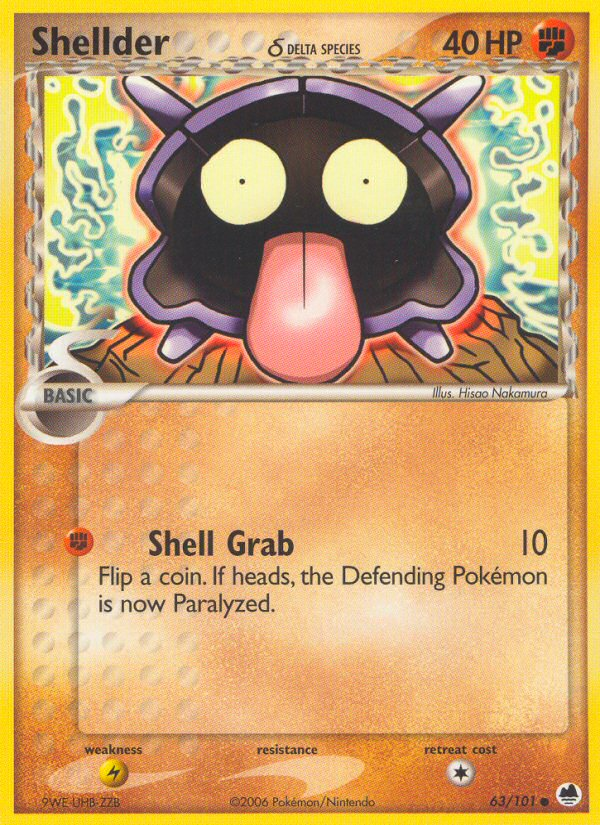 Shellder? - Dragon Frontiers SET-63