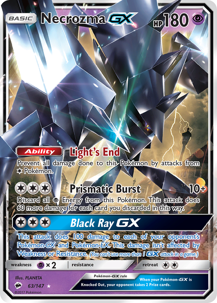 Necrozma-GX - Burning Shadows SET-63