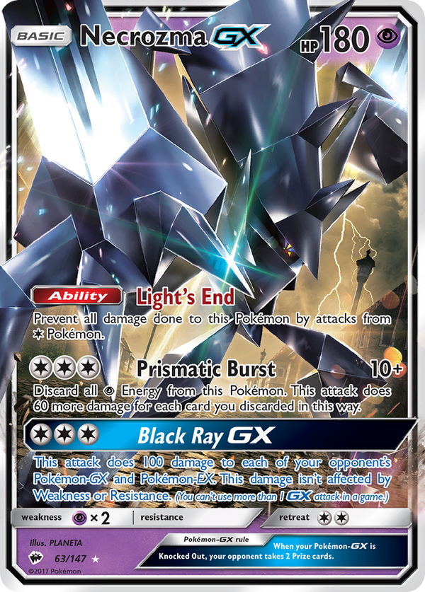 Necrozma-GX - Burning Shadows SET-63