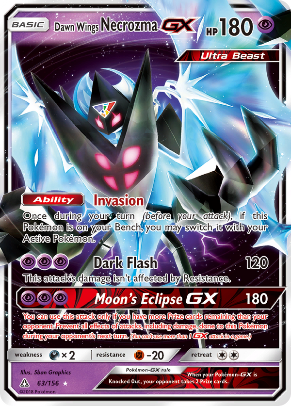 Dawn Wings Necrozma-GX - Ultra Prism SET-63
