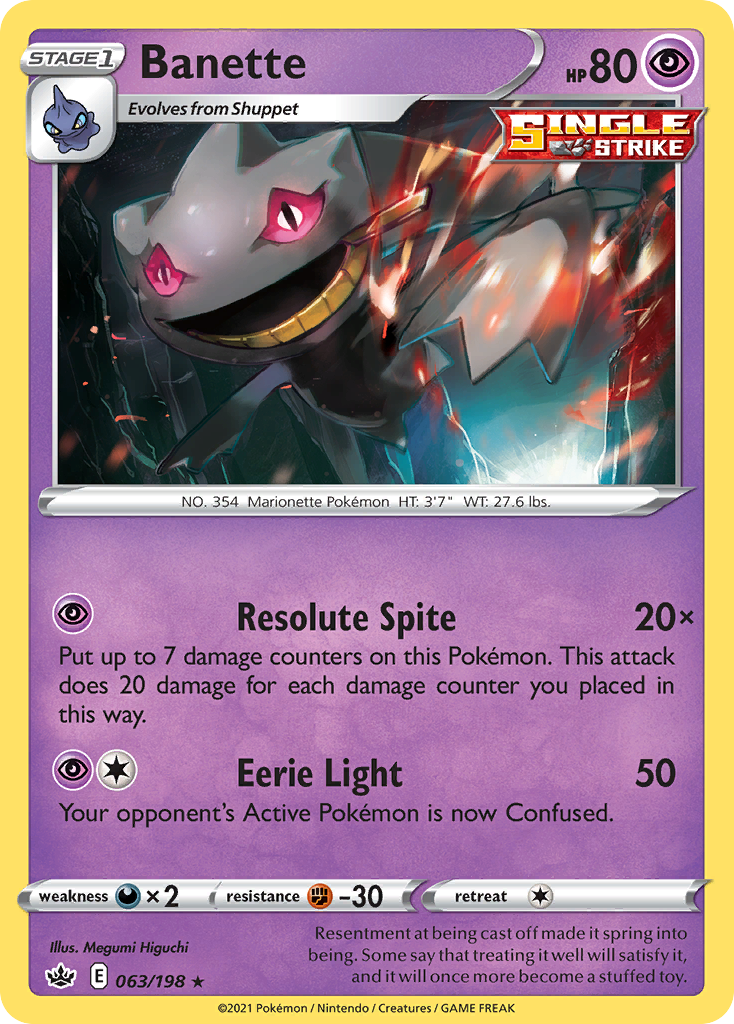 Banette - Chilling Reign SET-63