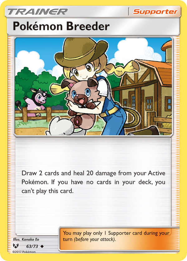 Pokemon Breeder - Shining Legends SET-63