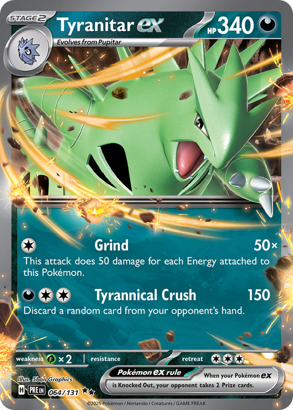 Tyranitar EX - Prismatic Evolutions SET-64