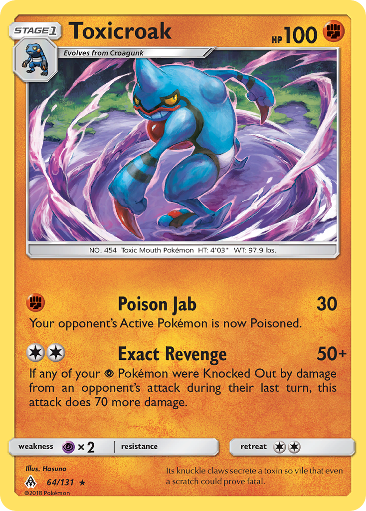 Toxicroak - Forbidden Light SET-64