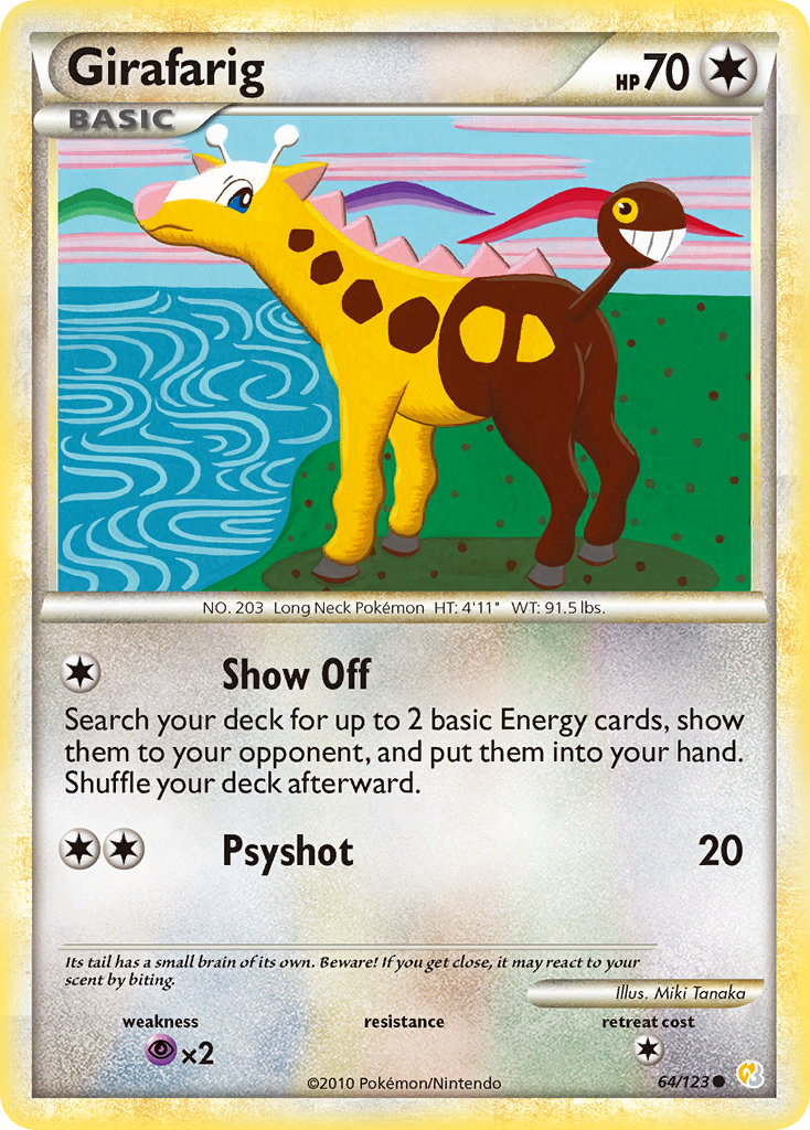 Girafarig - HeartGold & SoulSilver SET-64