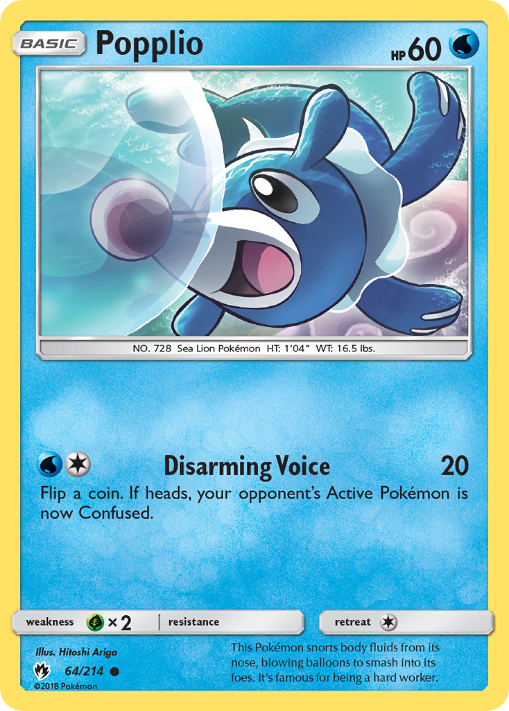 Popplio - Lost Thunder SET-64