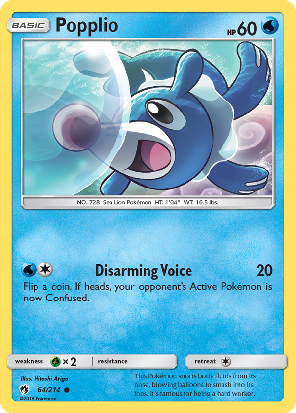 Popplio - Lost Thunder SET-64