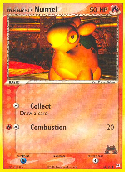 Team Magma's Numel - Team Magma vs Team Aqua SET-64
