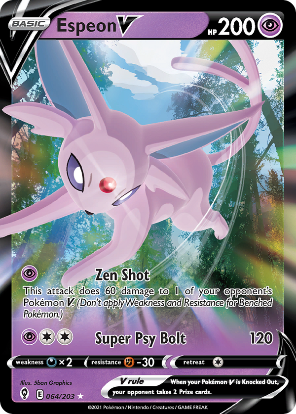 Espeon V - Evolving Skies SET-64