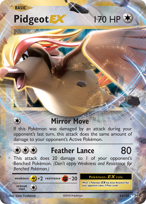 Pidgeot-EX - Evolutions SET-64