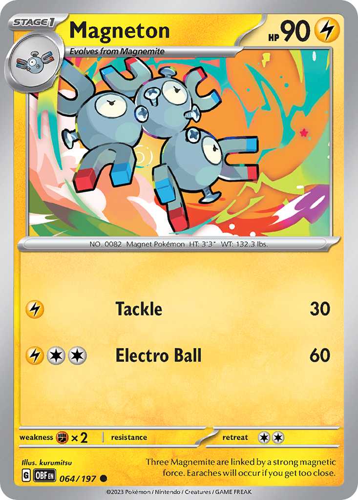 Magneton - Obsidian Flames SET-64