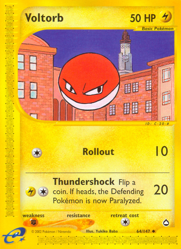 Voltorb - Aquapolis SET-64