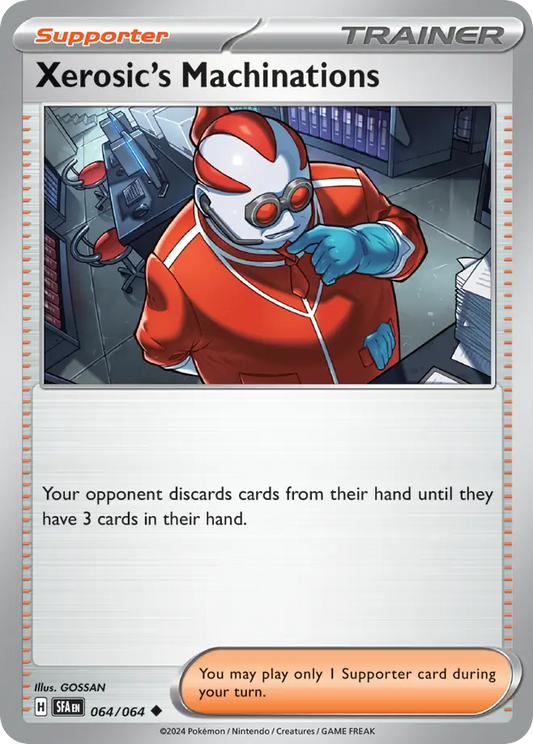 Xerosic's Machinations (Shrouded Fable SET) (Trainer) (Supporter) (Uncommon) (PKM Shrouded Fable SET-61)