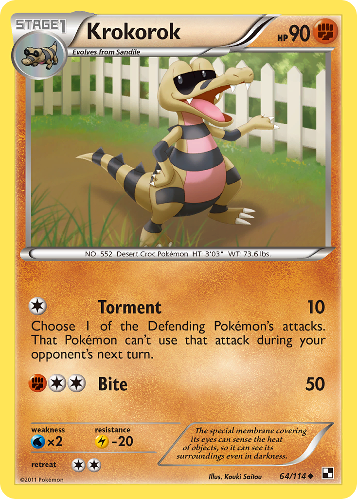 Krokorok - Black & White SET-64
