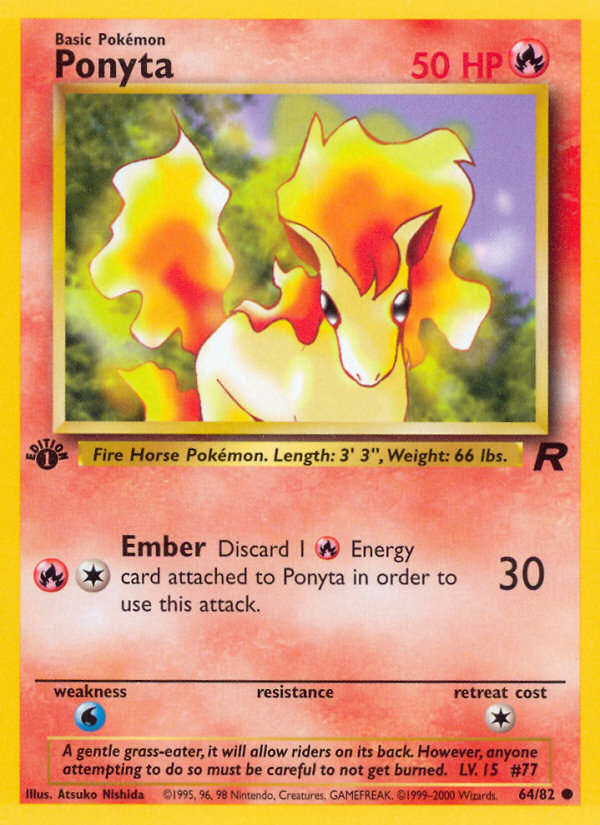 Ponyta - Team Rocket SET-64