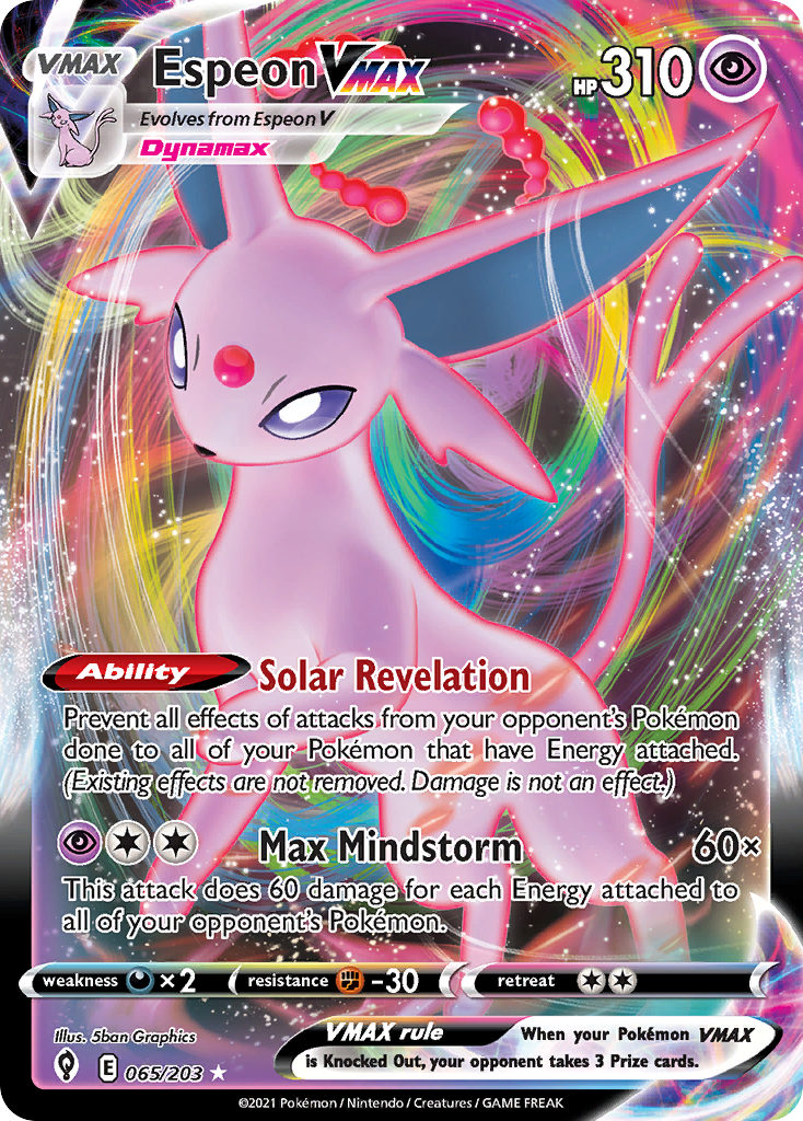 Espeon VMAX - Evolving Skies SET-65