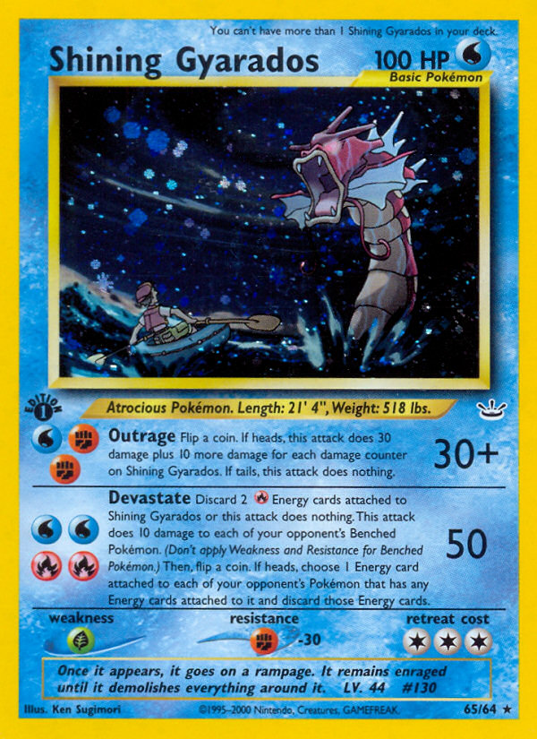Shining Gyarados - Neo Revelation SET-65