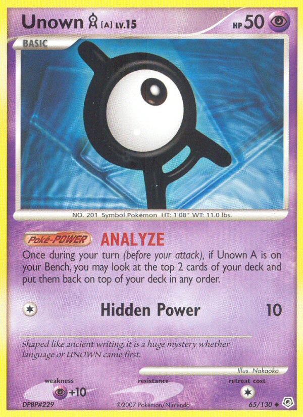 Unown [A] - Diamond & Pearl SET-65