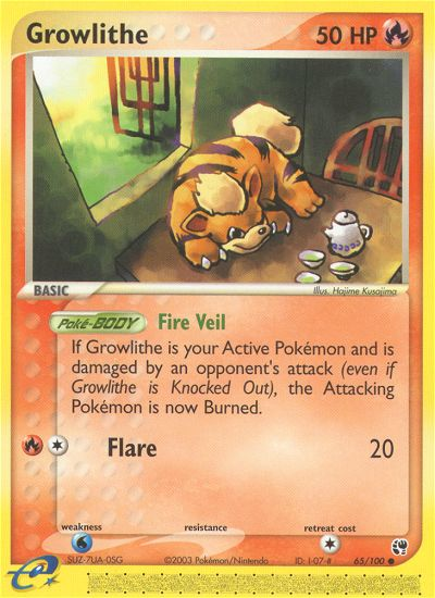 Growlithe - Sandstorm SET-65