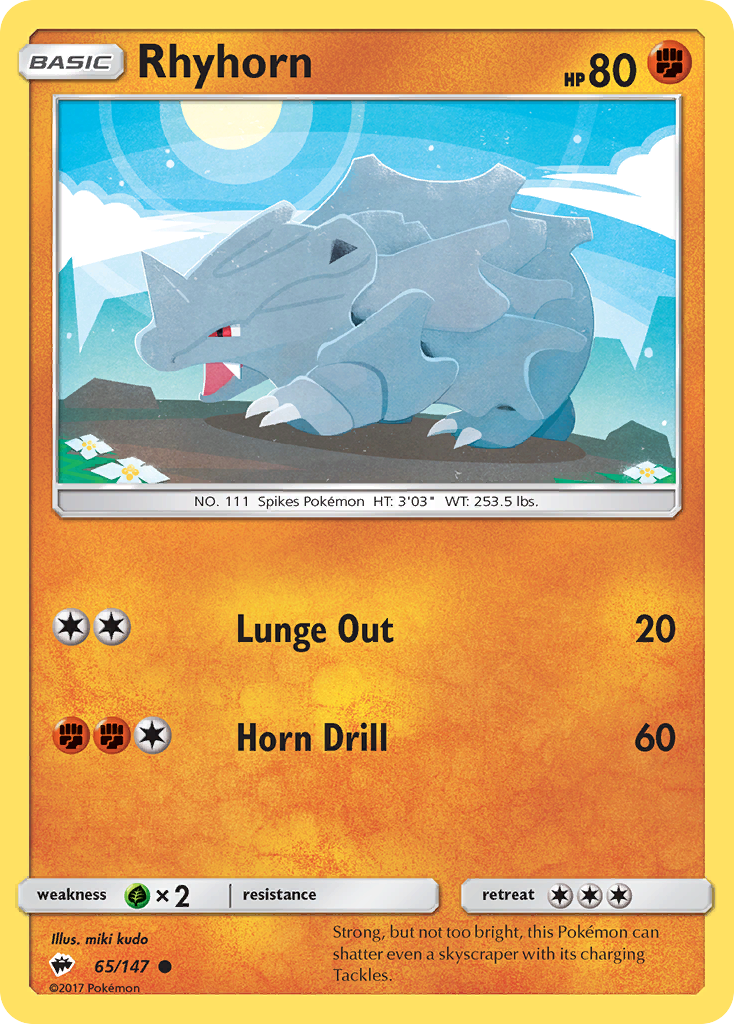 Rhyhorn - Burning Shadows SET-65
