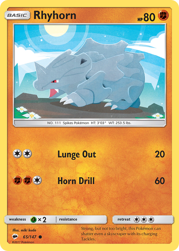 Rhyhorn - Burning Shadows SET-65