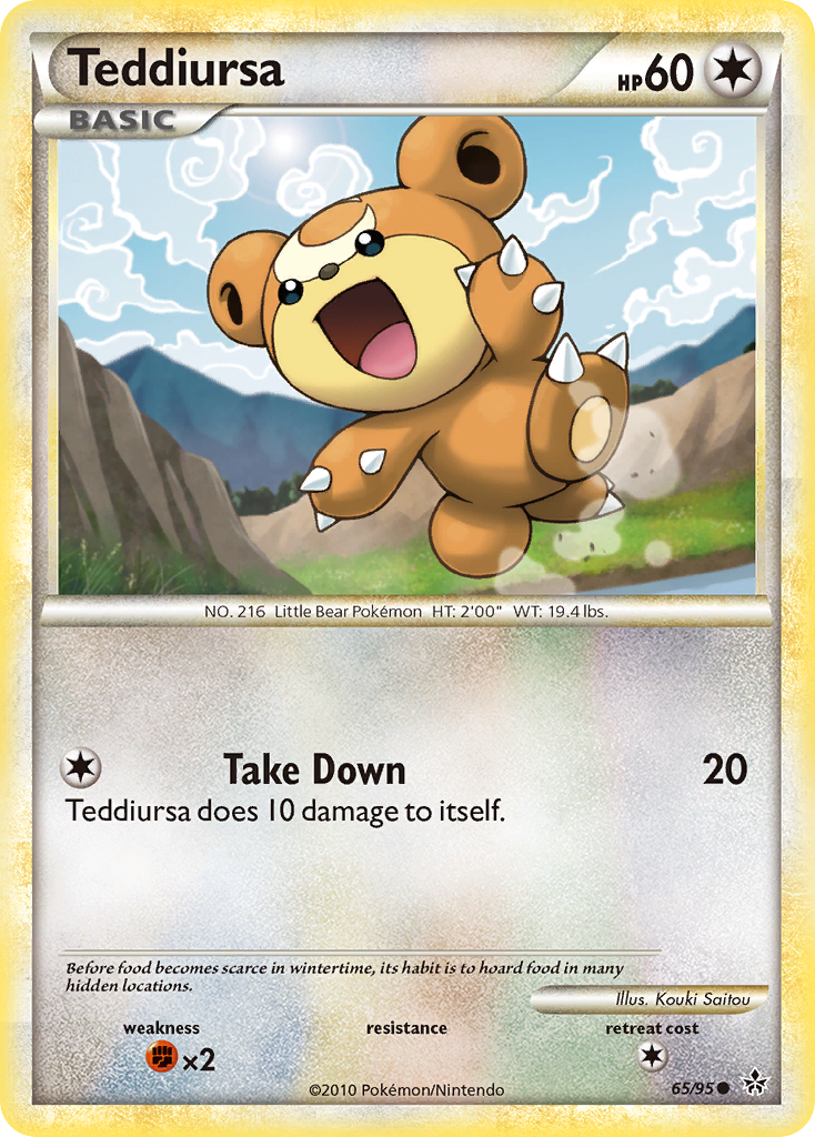 Teddiursa - HS Unleashed SET-65