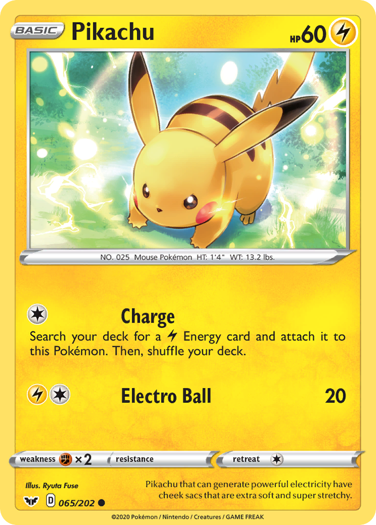 Pikachu - Sword & Shield SET-65
