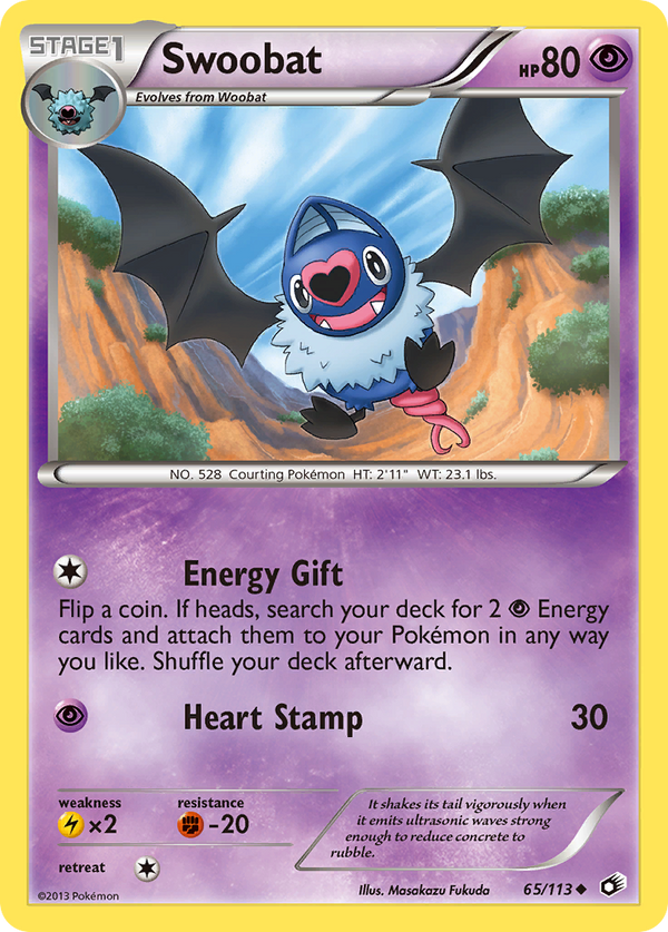 Swoobat - Legendary Treasures SET-65